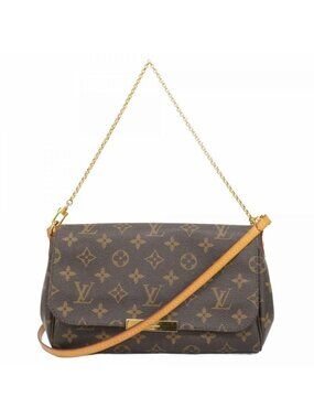 Louis Vuitton Handbag Monogram Favorite MM Brown 2-Way Bag
